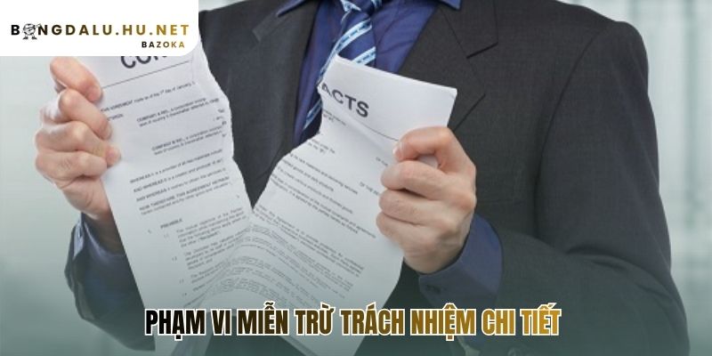 Chính sách miễn trừ trách nhiệm phân định rõ giới hạn pháp lý